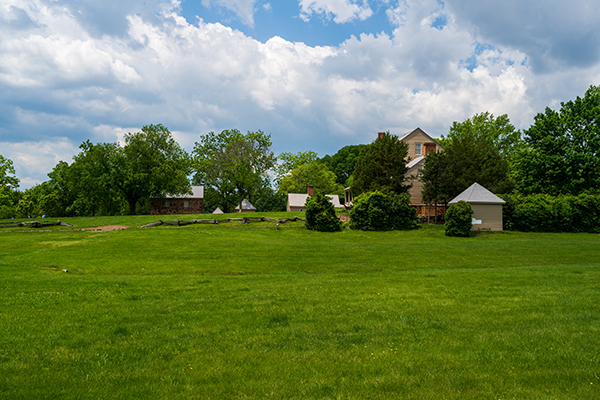 The grounds of the Sully Plantation in Chantilly, VA