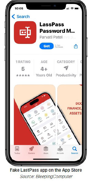 Copycat LastPass app on Apple’s App Store